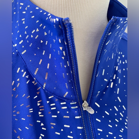 NWT, Annika Blingy Royal Blue 1/4-Zip Pullover - Picture 2 of 9